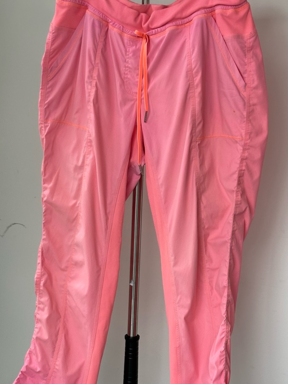 Lululemon Pink Athletic Joggers - Bright Pink Activewear